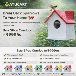 sparrow nest house 5pcs combo pack