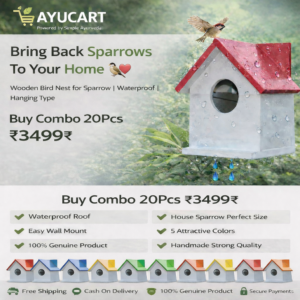 sparrow nest house 5pcs combo pack