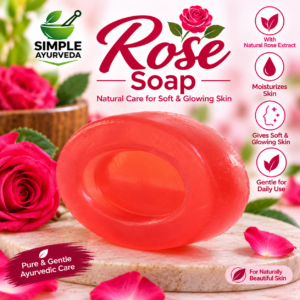 Hand Made Glycerin Transprent Rose Soap