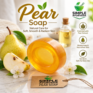 Hand Made Glycerin Transprent Pear Soap